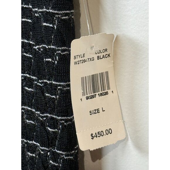 Rag & Bone Women's W272647XG Size L Black Gwen Short-Sleeve Sweater Dress NWT - Picture 7 of 9